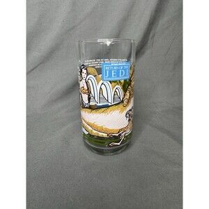 Vintage 1983 Star Wars Return of the Jedi Burger King Drinking Cup Glass Jabba